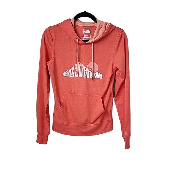 The North Face Lightweight Hoodie Classic Fit Never Stop Exploring Womens Small - Picture 1 of 7